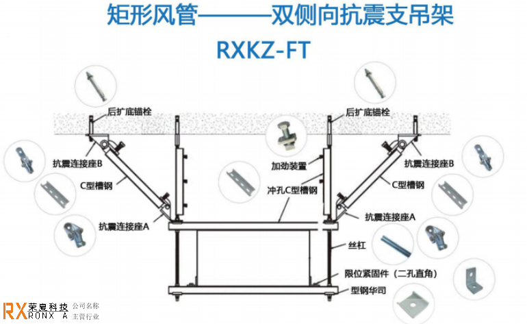 江西抗震支吊架系統市場價 服務至上 江蘇榮夏安全科技供應